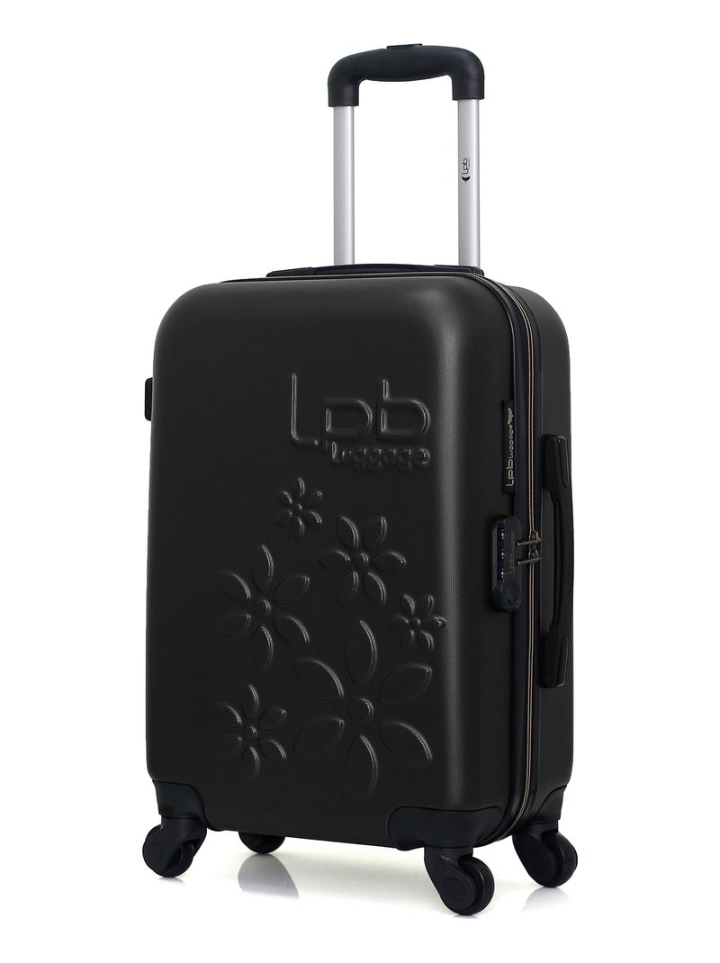 LPB - Valise Cabine ABS ELEONOR 4 Roues 55 cm Noir - Kiabi