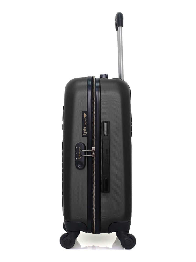 LPB - Valise Cabine ABS ELEONOR 4 Roues 55 cm Noir - Kiabi