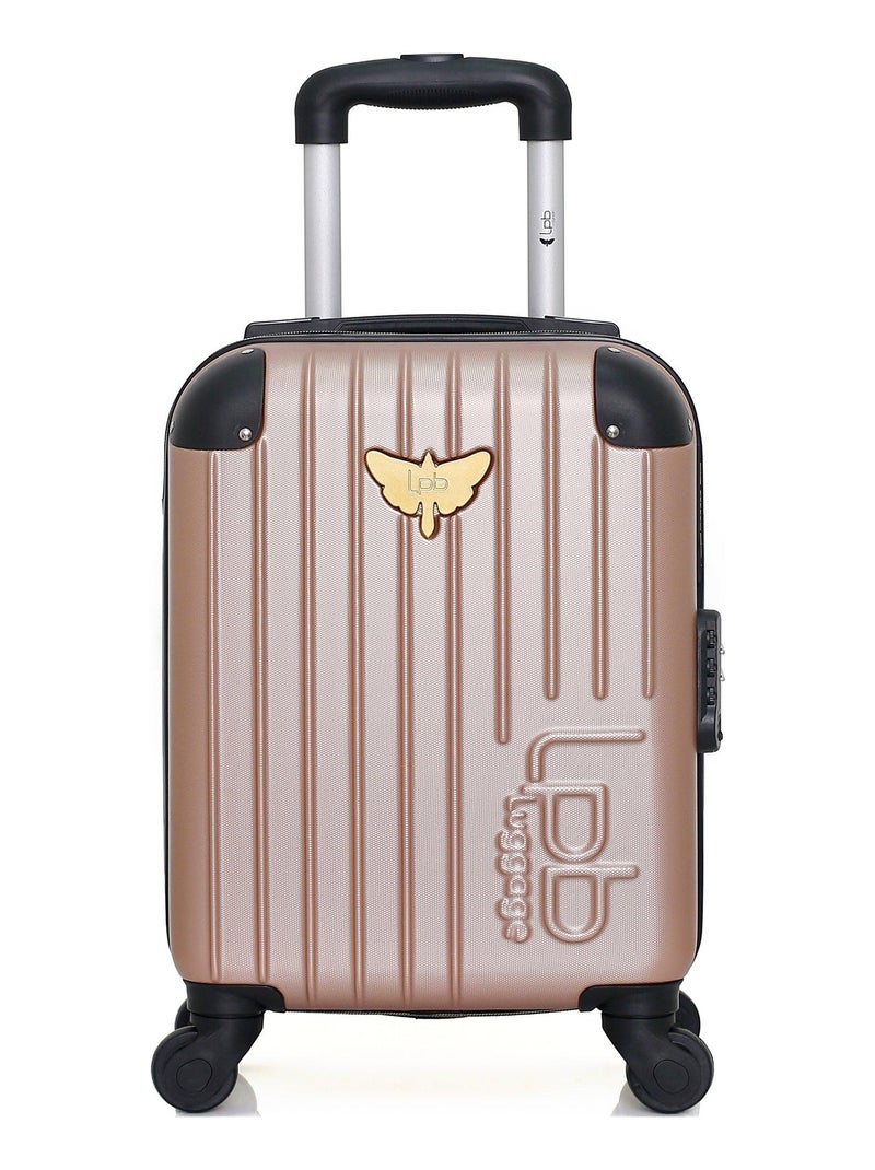 LPB - Valise Cabine XXS ABS MARIANNE 4 Roues 46 cm Rose - Kiabi