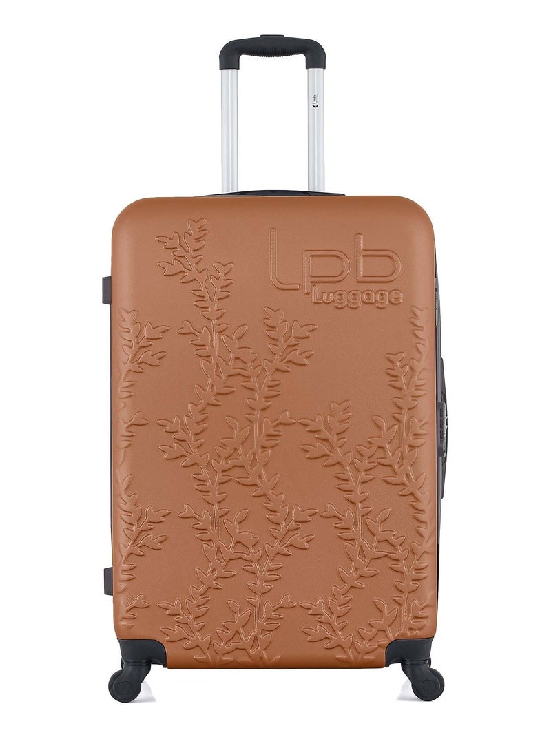 LPB - Valise Grand Format ABS NAÏS 4 Roues 75 cm Rouge - Kiabi