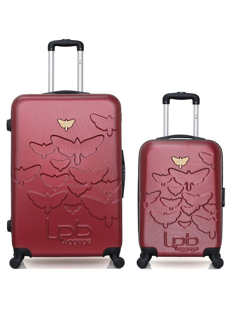 LPB LUGGAGE - LOT DE 2 - Valises grand format et cabine AELYS Bordeaux - Kiabi