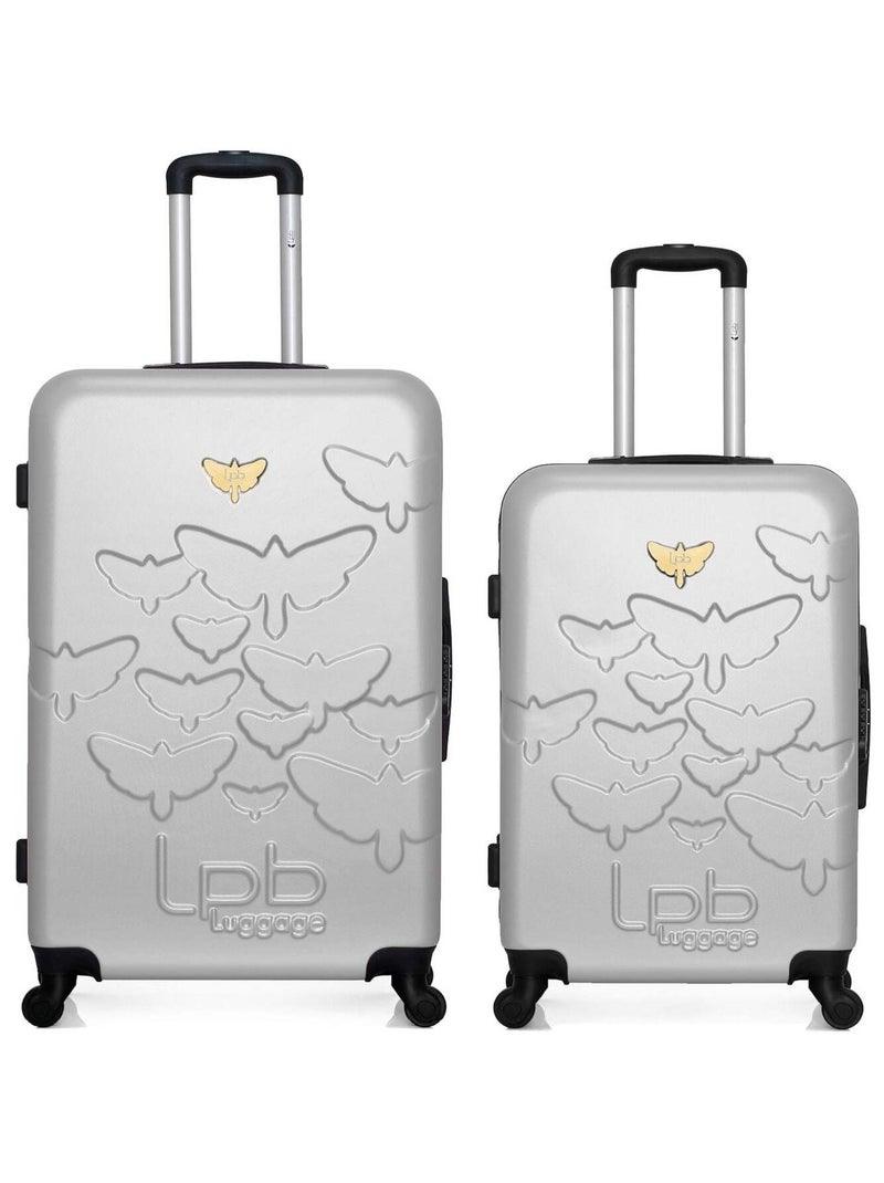 LPB LUGGAGE - LOT DE 2 - Valises grand format et weekend AELYS Gris - Kiabi