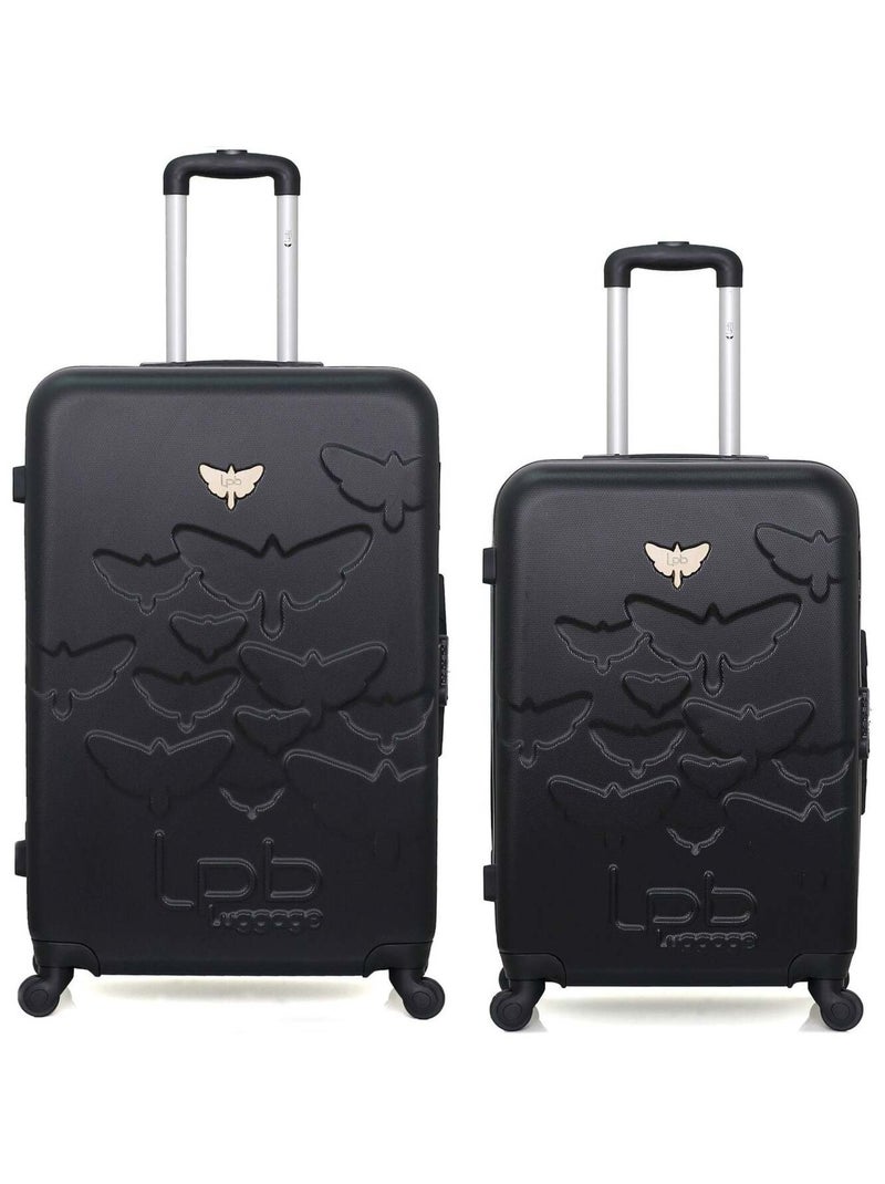 LPB LUGGAGE - LOT DE 2 - Valises grand format et weekend AELYS Noir - Kiabi