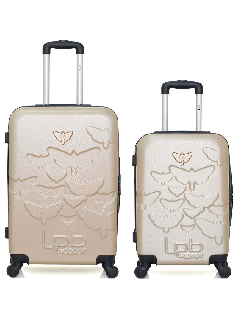 LPB LUGGAGE - LOT DE 2 - Valises weekend et cabine AELYS Beige - Kiabi