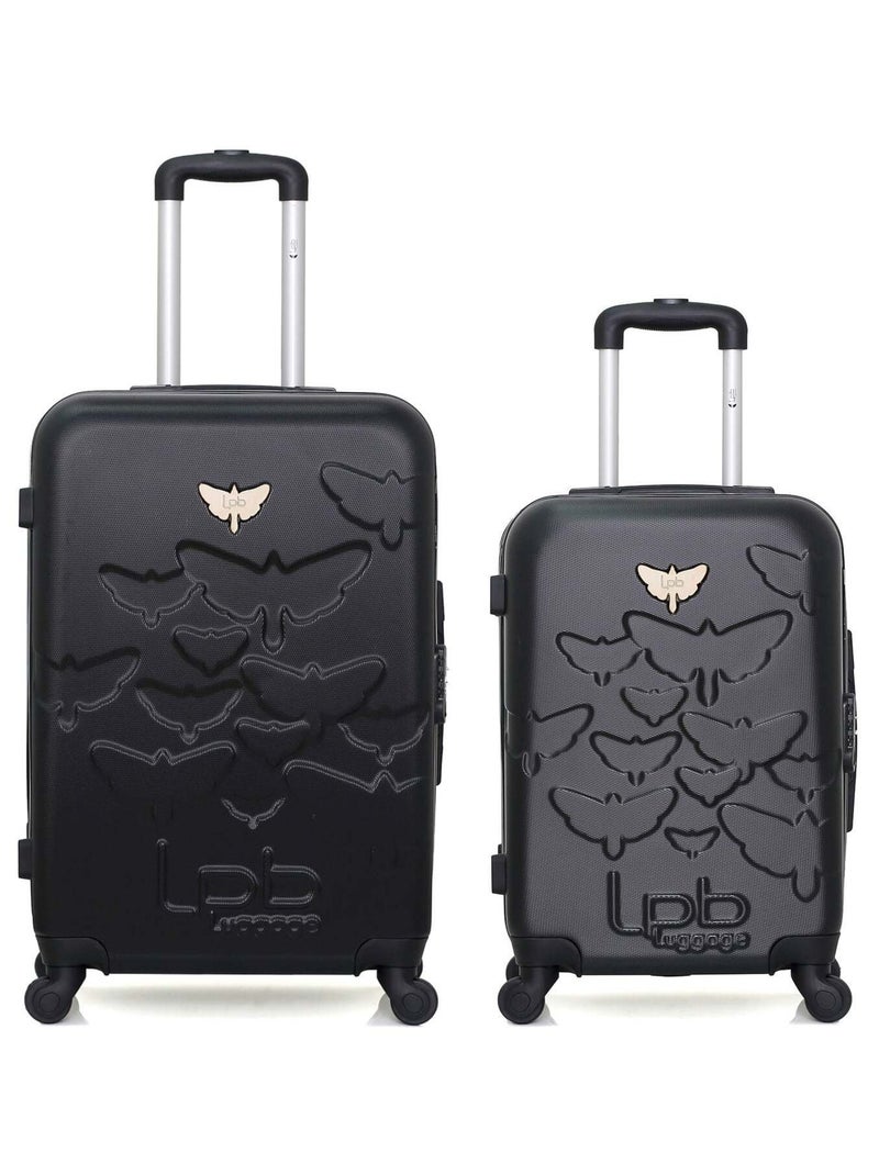 LPB LUGGAGE - LOT DE 2 - Valises weekend et cabine AELYS Noir - Kiabi