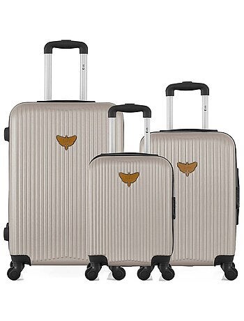 LPB LUGGAGE - Lot de 3 - Valise weekend, valise cabine et valise cabine XXS AGATA