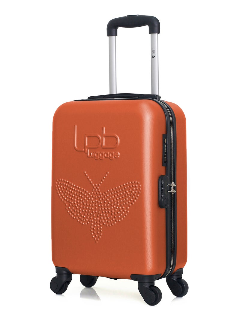 LPB LUGGAGE - Set de 2 Valises FRANCETTE-H 50 cm 4 Roues Brique - Kiabi