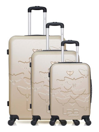 LPB LUGGAGE - Set de 3 Valises AELYS 75 cm 4 Roues