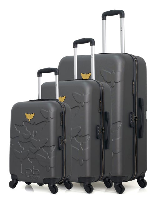 LPB LUGGAGE - Set de 3 Valises AELYS 75 cm 4 Roues - Kiabi