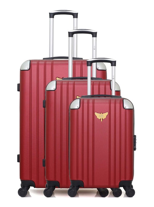 LPB LUGGAGE - Set de 3 Valises AMELIE-A 70 cm 4 Roues - Kiabi