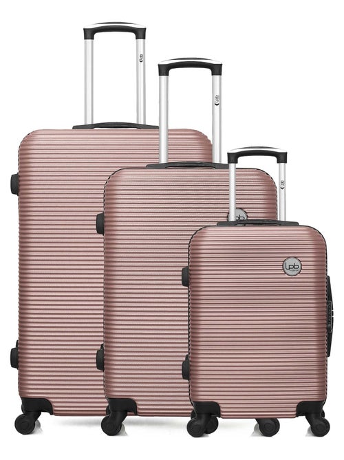 LPB LUGGAGE - Set de 3 Valises MUNICH 77 cm 4 Roues - Kiabi