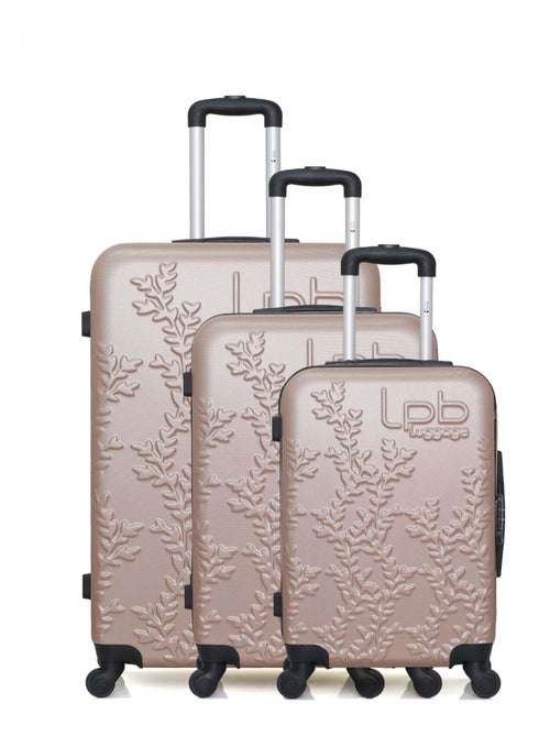 LPB LUGGAGE - Set de 3 Valises NAIS 75 cm 4 Roues - Kiabi