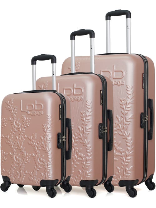 LPB LUGGAGE - Set de 3 Valises NAIS 75 cm 4 Roues - Kiabi