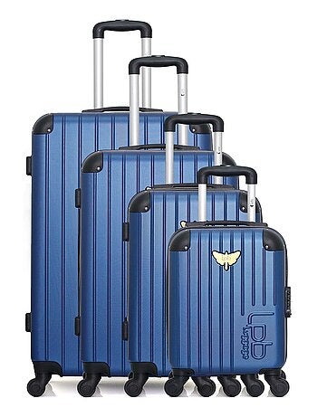 LPB LUGGAGE - Set de 4 Valises MARIANNE-M 75 cm 4 Roues
