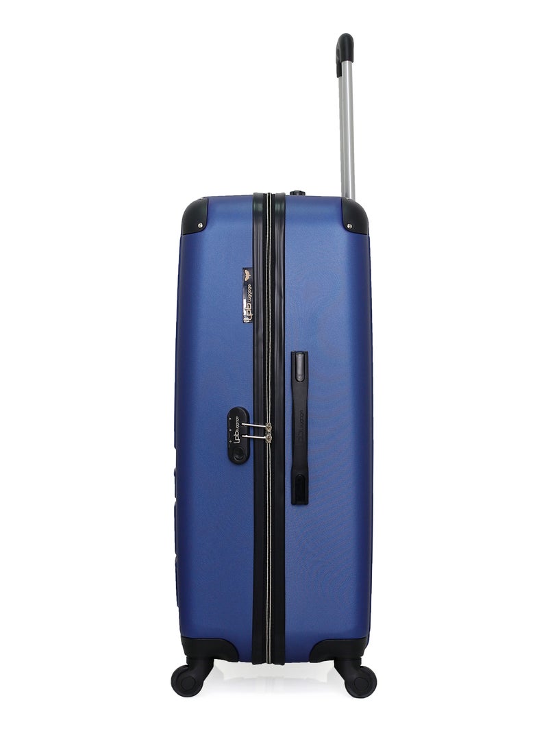 LPB LUGGAGE - Set de 4 Valises MARIANNE-M 75 cm 4 Roues Bleu Bleu marine - Kiabi