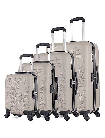 LPB LUGGAGE - Set de 4 Valises NAIS-M 75 cm 4 Roues