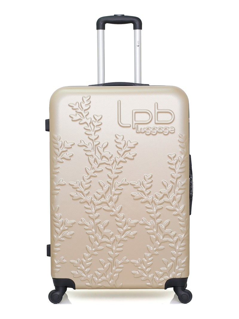 LPB LUGGAGE - Set de 4 Valises NAIS-M 75 cm 4 Roues Beige - Kiabi