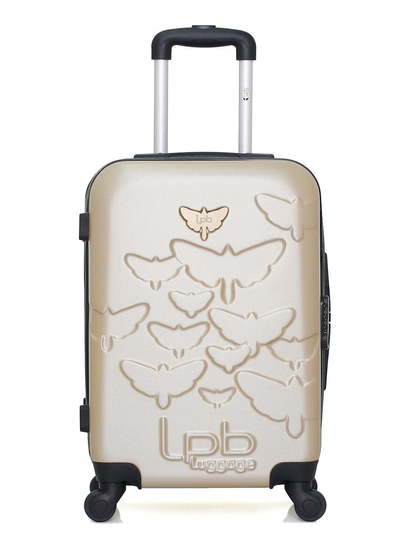 LPB LUGGAGE - Valise Cabine AELYS 55 cm 4 Roues Beige - Kiabi