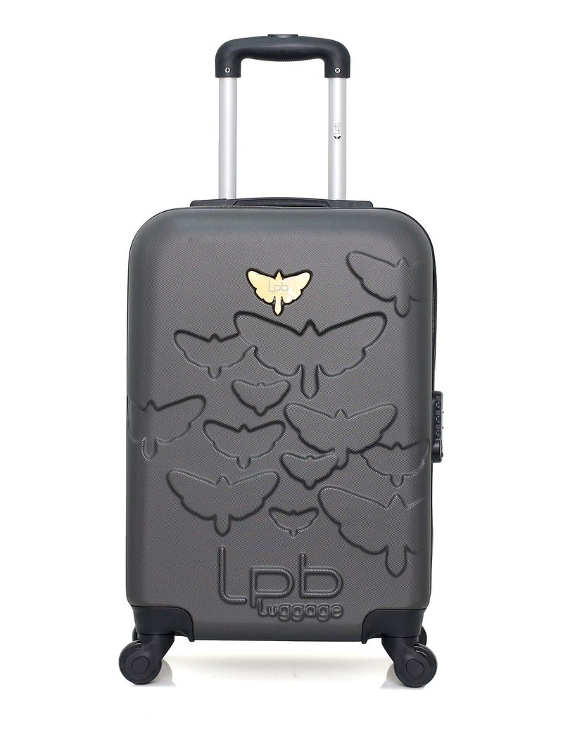 LPB LUGGAGE - Valise Cabine AELYS 55 cm 4 Roues Gris foncé - Kiabi