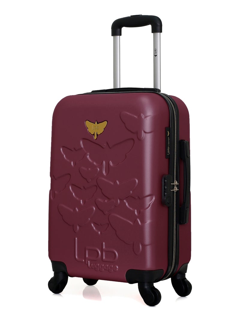 LPB LUGGAGE - Valise Cabine AELYS 55 cm 4 Roues Prune - Kiabi