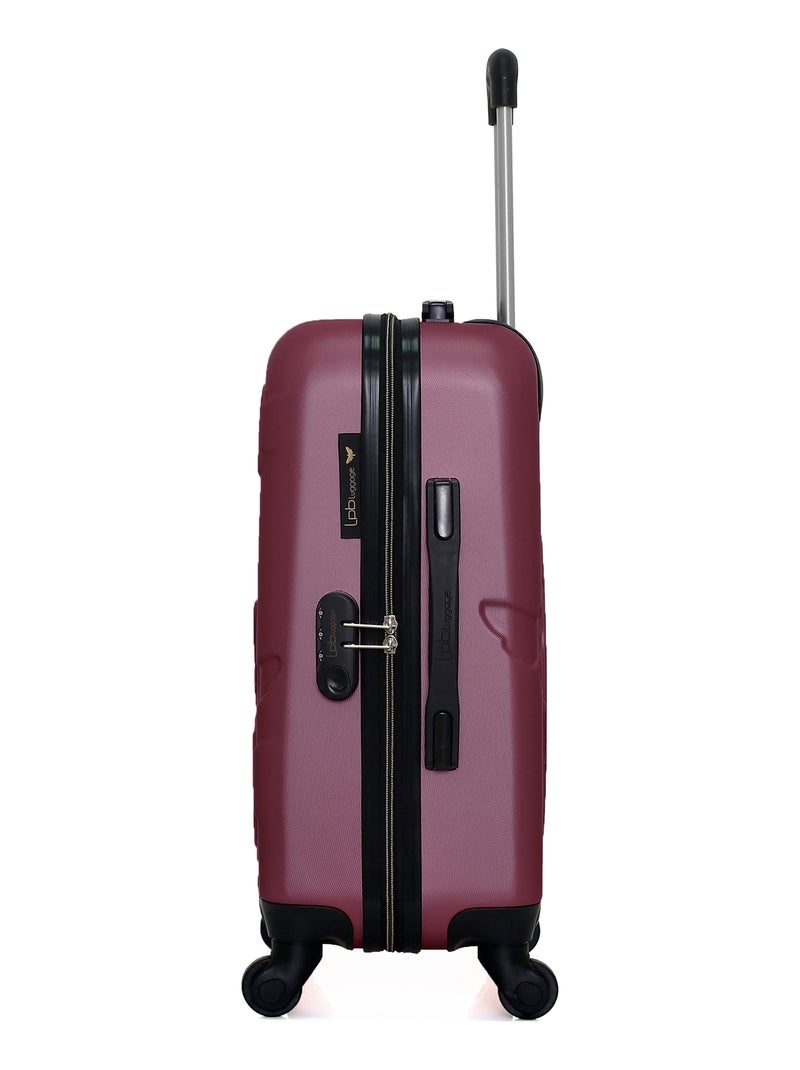 LPB LUGGAGE - Valise Cabine AELYS 55 cm 4 Roues Prune - Kiabi