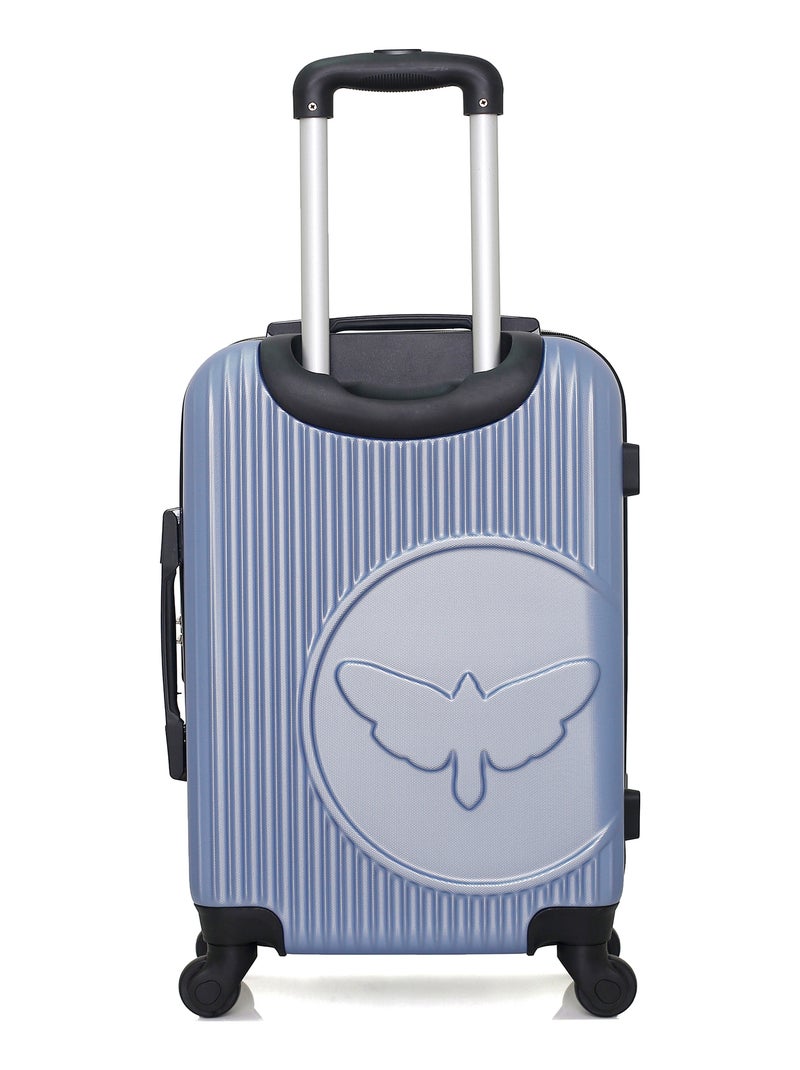LPB LUGGAGE - Valise Cabine AGATA 55 cm 4 Roues Bleu - Kiabi