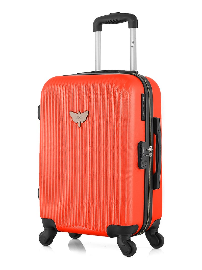 LPB LUGGAGE - Valise Cabine AGATA 55 cm 4 Roues Corail - Kiabi