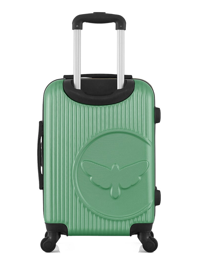 LPB LUGGAGE - Valise Cabine AGATA 55 cm 4 Roues Vert émeraude - Kiabi