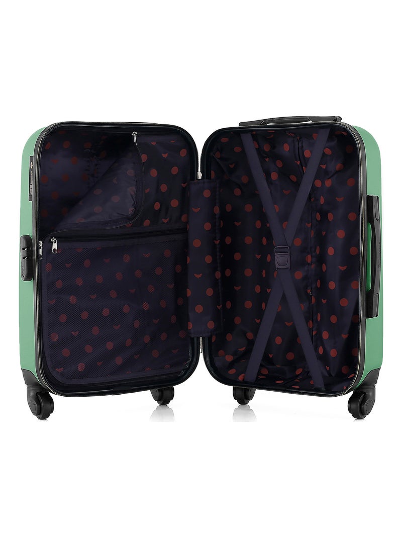 LPB LUGGAGE - Valise Cabine AGATA 55 cm 4 Roues Vert émeraude - Kiabi