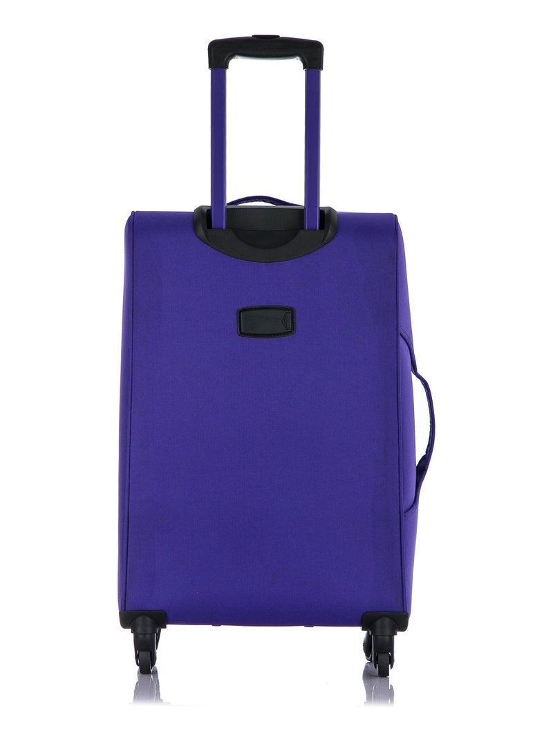 LPB LUGGAGE - Valise Cabine ANAIS 55 cm 4 Roues Violet - Kiabi