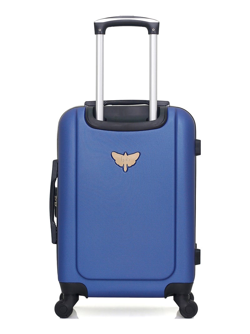 LPB LUGGAGE - Valise Cabine HAMBOURG 55 cm 4 Roues Bleu Bleu marine - Kiabi