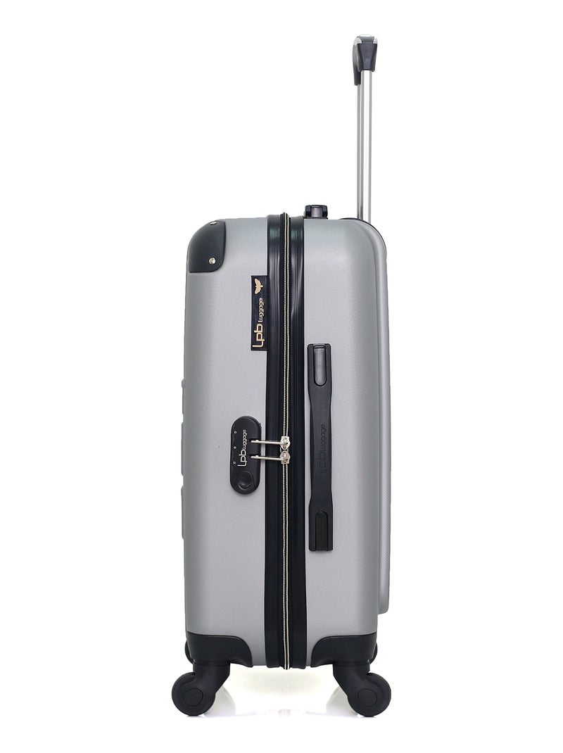 LPB LUGGAGE - Valise Cabine HAMBOURG 55 cm 4 Roues Gris - Kiabi