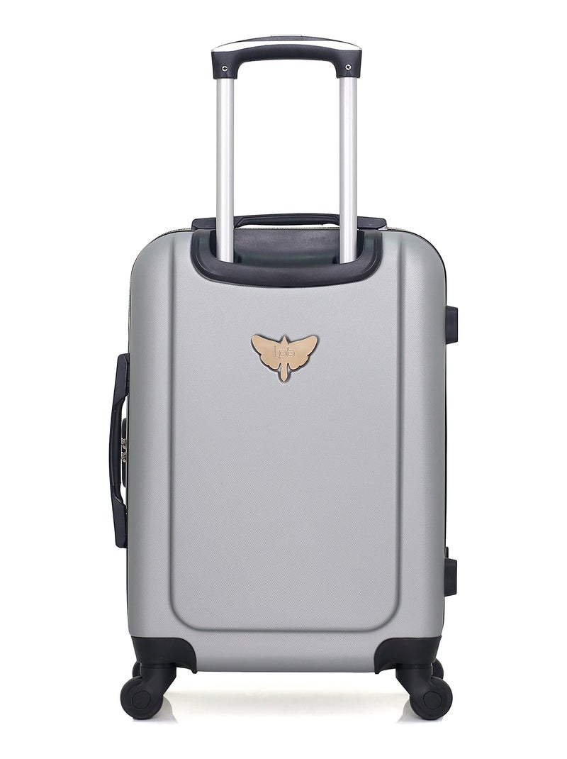 LPB LUGGAGE - Valise Cabine HAMBOURG 55 cm 4 Roues Gris - Kiabi