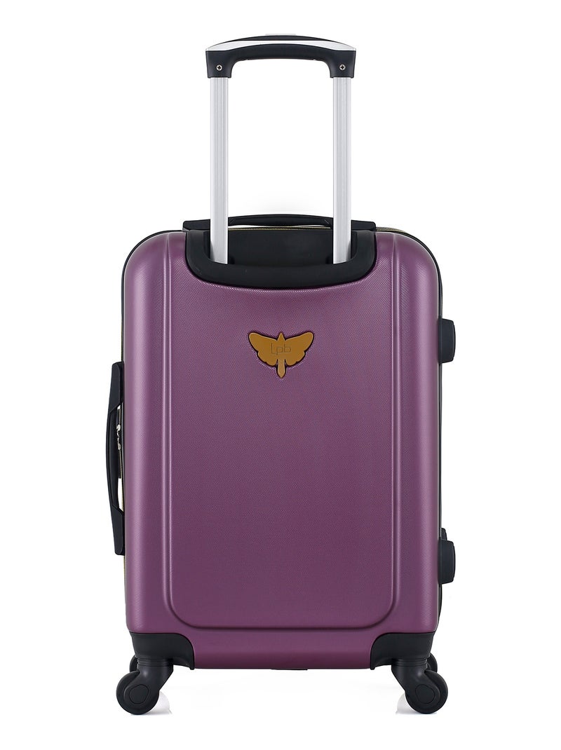 LPB LUGGAGE - Valise Cabine HAMBOURG 55 cm 4 Roues Prune - Kiabi
