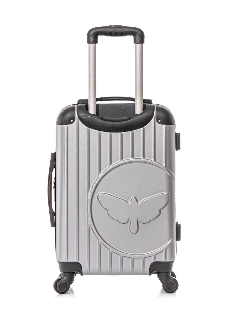 LPB LUGGAGE - Valise Cabine MARIANNE 55 cm 4 Roues Gris - Kiabi