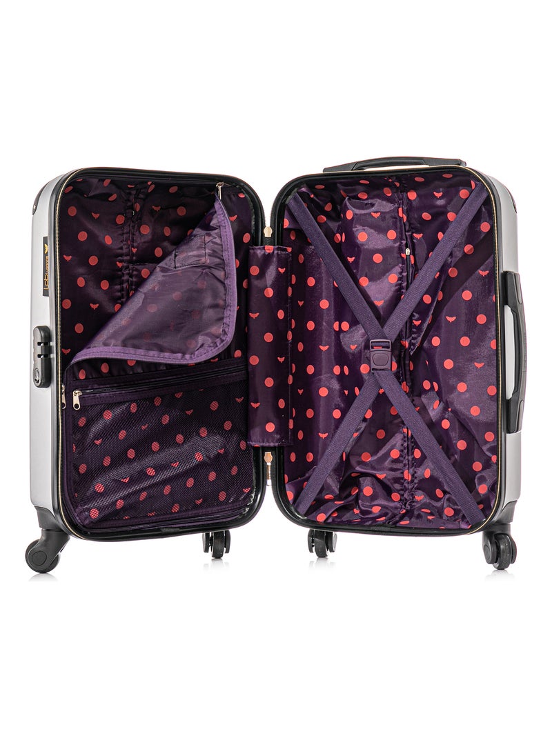 LPB LUGGAGE - Valise Cabine MARIANNE 55 cm 4 Roues Gris - Kiabi