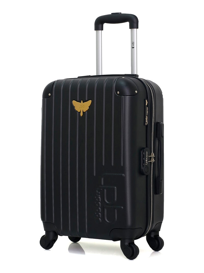 LPB LUGGAGE - Valise Cabine MARIANNE 55 cm 4 Roues Noir - Kiabi