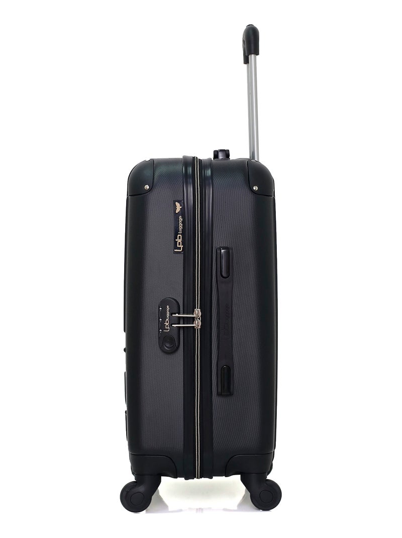LPB LUGGAGE - Valise Cabine MARIANNE 55 cm 4 Roues Noir - Kiabi
