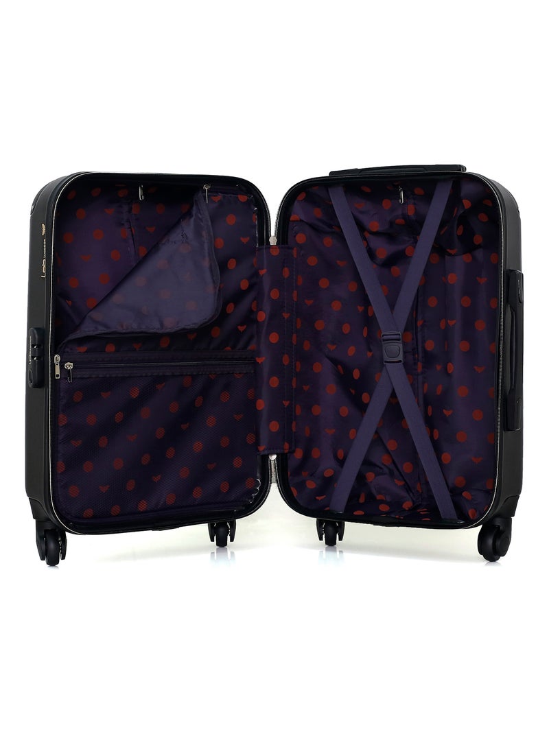 LPB LUGGAGE - Valise Cabine MARIANNE 55 cm 4 Roues Noir - Kiabi