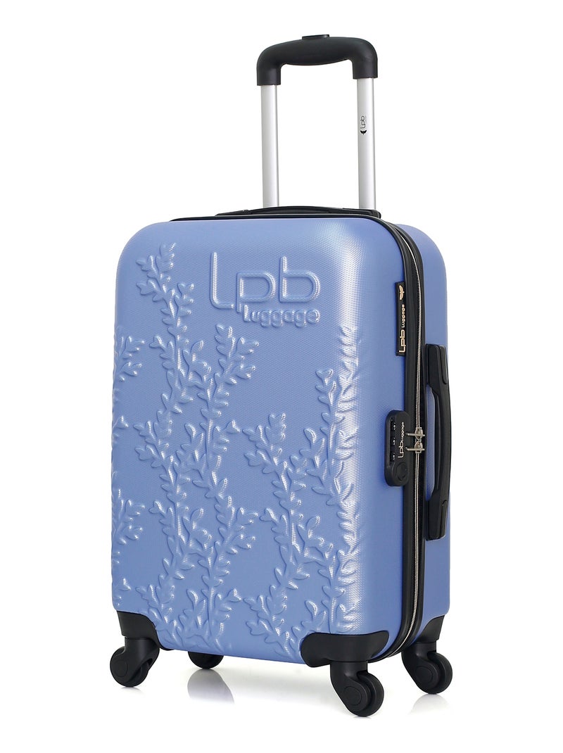 LPB LUGGAGE - Valise Cabine NAIS 55 cm 4 Roues Bleu - Kiabi