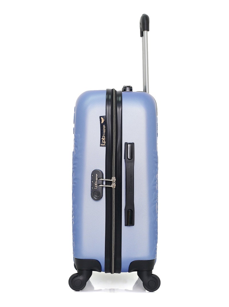 LPB LUGGAGE - Valise Cabine NAIS 55 cm 4 Roues Bleu - Kiabi