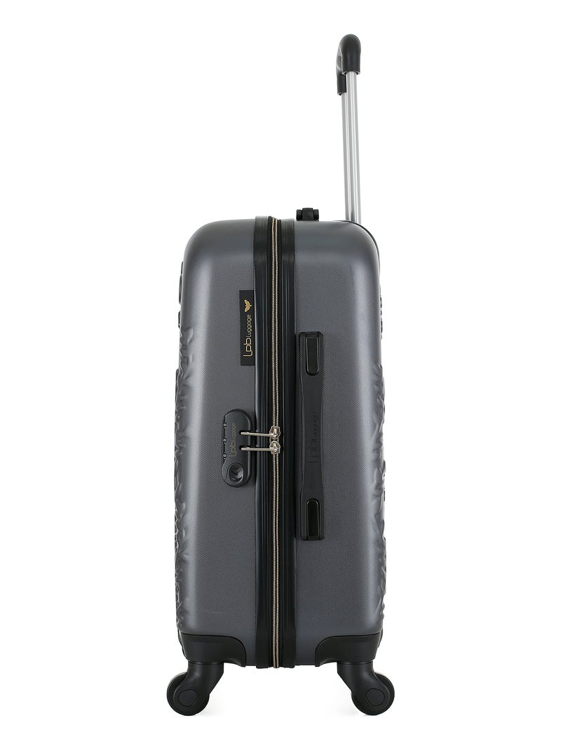 LPB LUGGAGE - Valise Cabine NAIS 55 cm 4 Roues Gris foncé - Kiabi