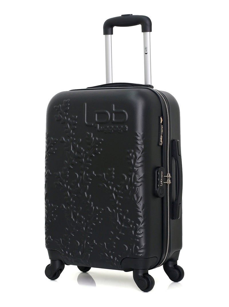 LPB LUGGAGE - Valise Cabine NAIS 55 cm 4 Roues Noir - Kiabi