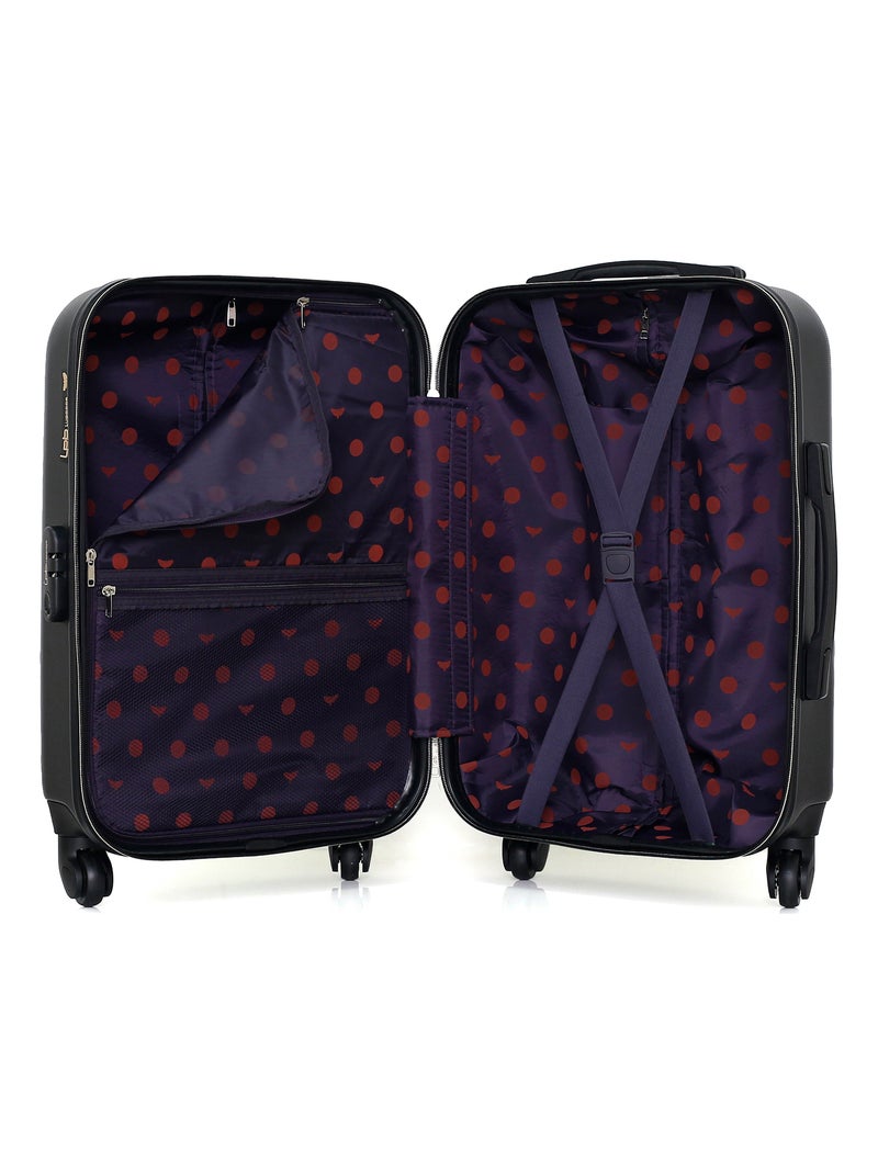 LPB LUGGAGE - Valise Cabine NAIS 55 cm 4 Roues Noir - Kiabi