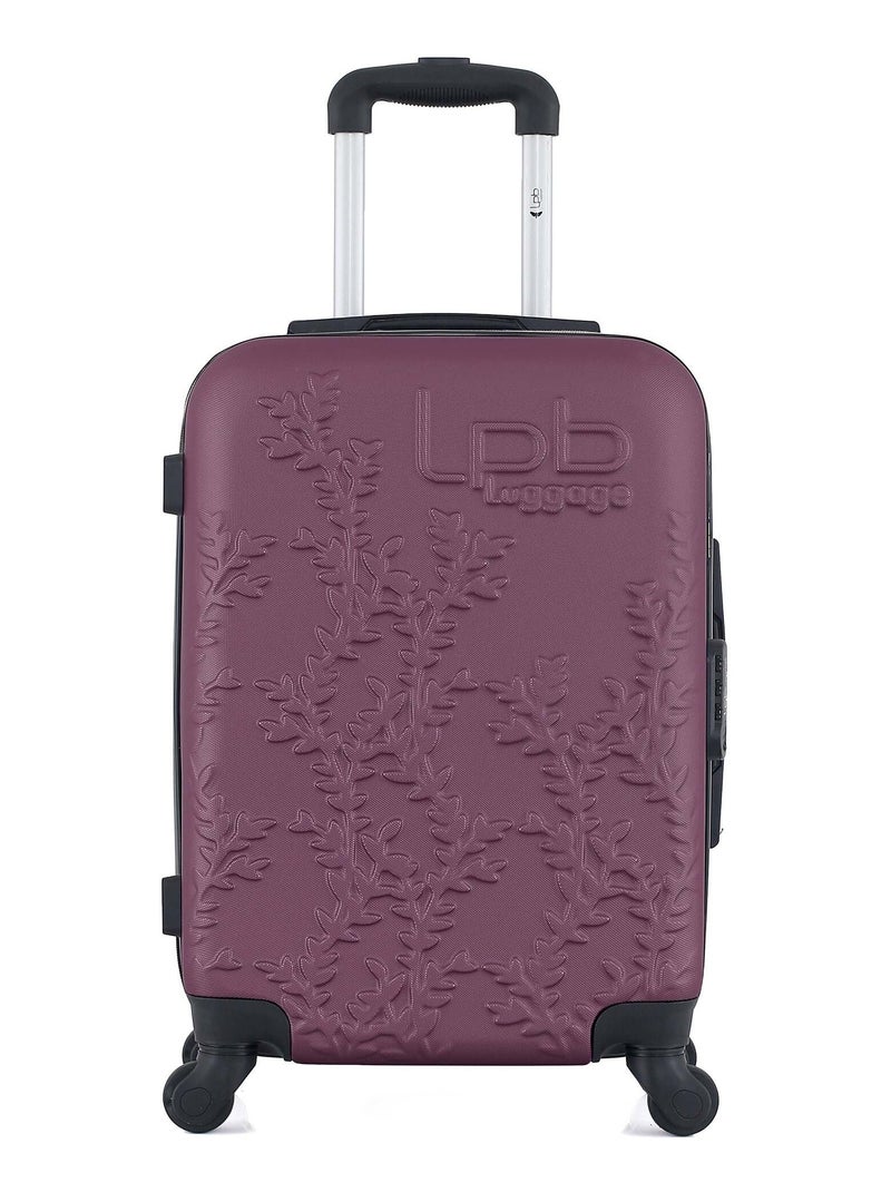 LPB LUGGAGE - Valise Cabine NAIS 55 cm 4 Roues Violet prune - Kiabi