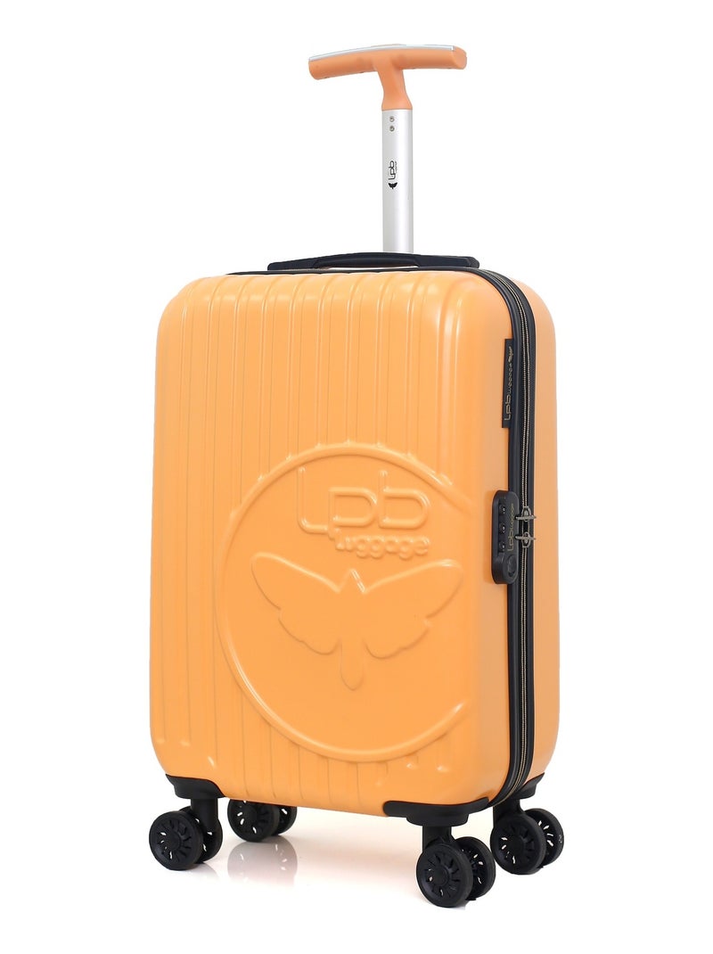 LPB LUGGAGE - Valise Cabine ROMANE 55 cm 4 Roues Abricot - Kiabi