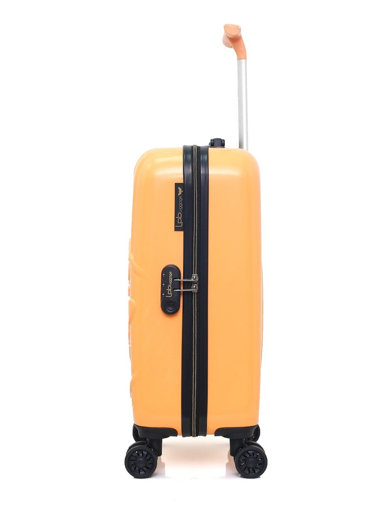 LPB LUGGAGE - Valise Cabine ROMANE 55 cm 4 Roues Abricot - Kiabi