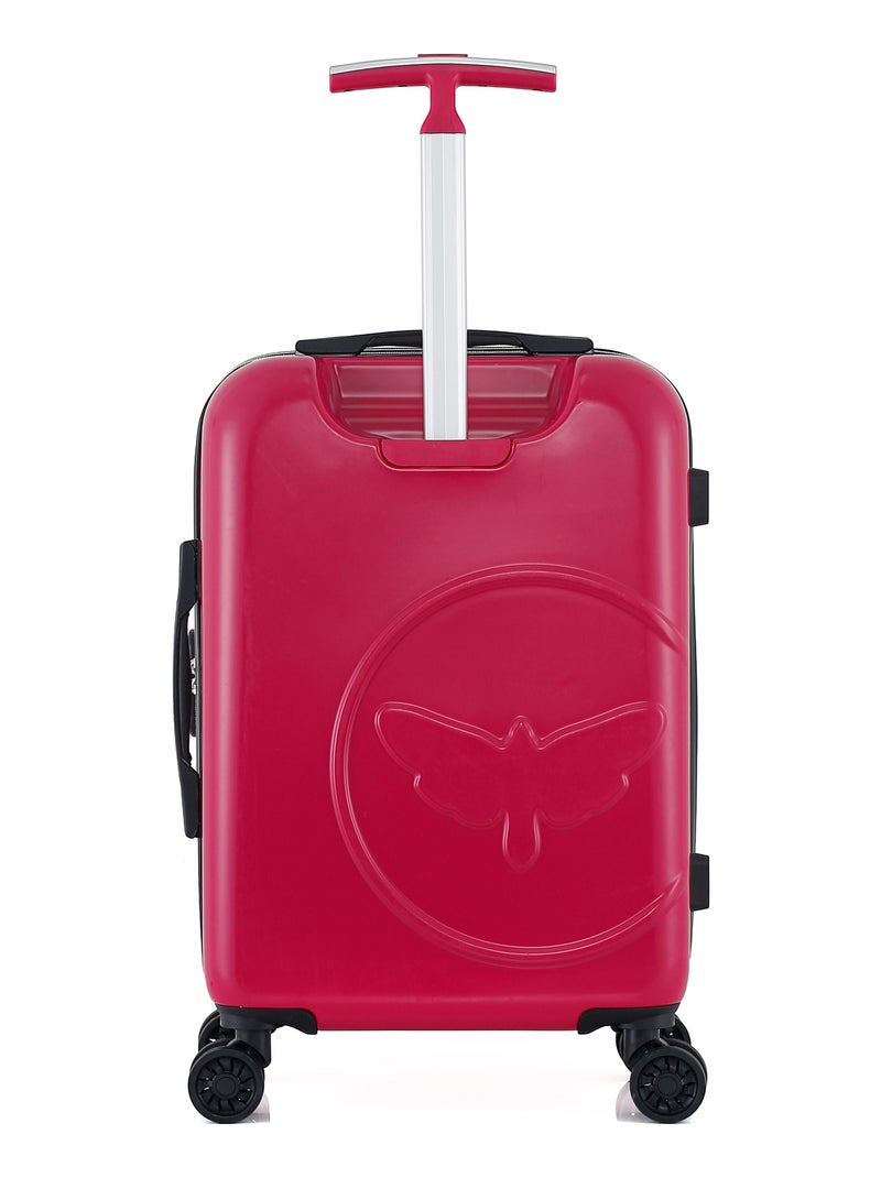 LPB LUGGAGE - Valise Cabine ROMANE 55 cm 4 Roues Rose fushia - Kiabi