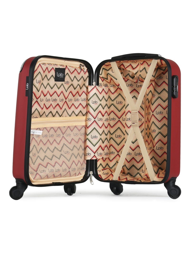 LPB LUGGAGE - Valise Cabine XS AMELI-E 50 cm 4 Roues Prune - Kiabi