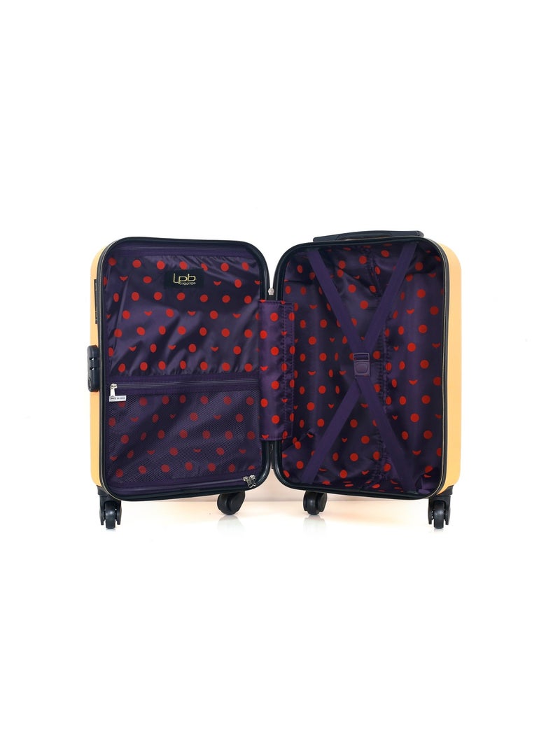 LPB LUGGAGE - Valise Cabine XS FANNY-E 50 cm 4 Roues Abricot - Kiabi